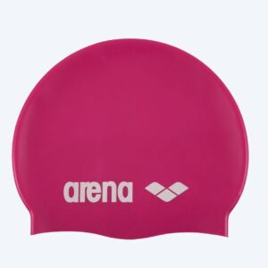 Arena badehætte - Classic Silikone - Pink/hvid