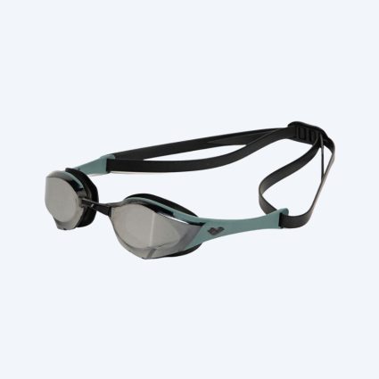 Arena Elite svømmebriller - Cobra Edge SWIPE Mirror - Sort (sølv mirror)