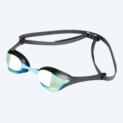 Arena Elite svømmebriller - Cobra Ultra SWIPE Mirror - Sort (blå mirror)