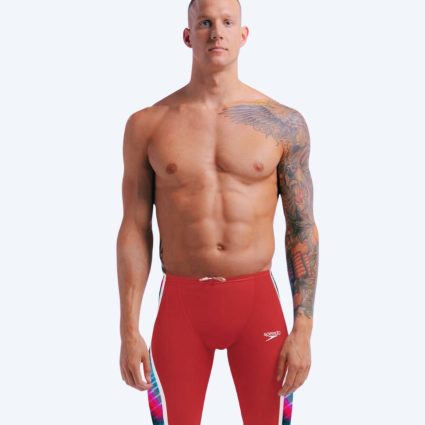 Speedo konkurrence badebukser til mænd - LZR Pure Intent 2.0 - Rød/multi