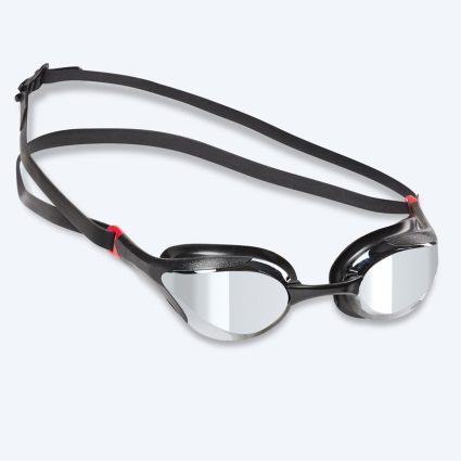 Watery Elite svømmebrille - Murphy Mirror - Sort/sølv