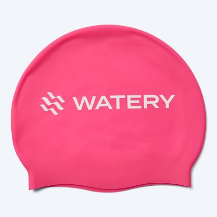 Watery badehætte til børn (3-10) - Signature - Pink - Badehætter - Unisex