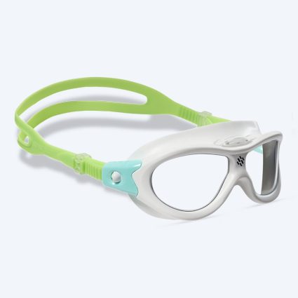 Watery svømmebriller til børn - Wilton - Grøn/hvid/klar - Børne svømmebriller - Leg og plask