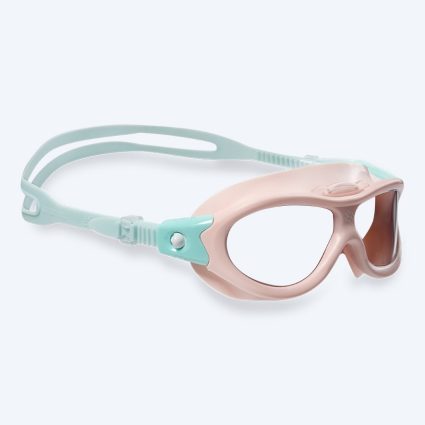 Watery svømmebriller til børn - Wilton - Pink/blå/klar - Børne svømmebriller - Leg og plask